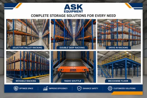 Warehouse Racking Systems Explained: Selective, Double Deep, Drive-In, Radio Shuttle & Mezzanine
